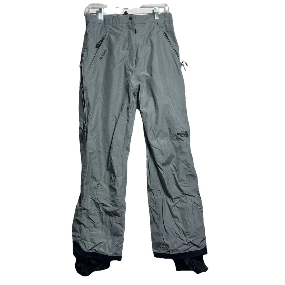 The North Face Hyvent Ski Pants Women's Medium Gray Snow Waterproof Insulated